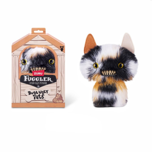 М'яка іграшка Фаглер Кішка Cheezee Fuggler Butt Ugly Pets М'яка іграшка Фаглер Кішка Cheezee Fuggler Butt Ugly Pets