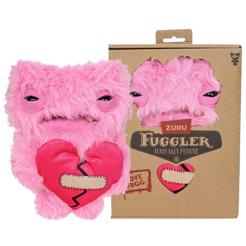 М'яка іграшка Рожевий Фуглер із серцем Fuggler Wide Eyed Weirdo Love Fugg М'яка іграшка Рожевий Фуглер із серцем Fuggler Wide Eyed Weirdo Love Fugg