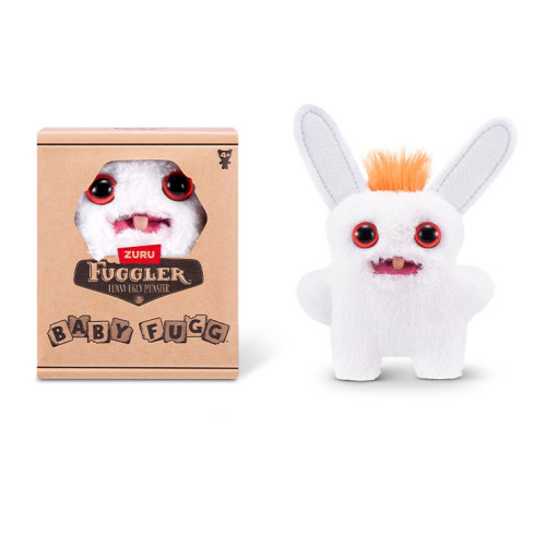 М'яка іграшка Фаглер Білий Кролик Fuggler Baby Fuggs М'яка іграшка Фаглер Білий Кролик Fuggler Baby Fuggs