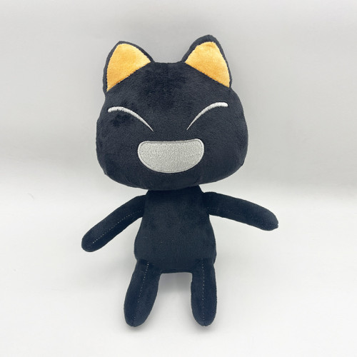 Мягкая игрушка Куро черный Торо кот весёлый - Toro cat