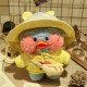 Синя Качка Лалафанфан у жовтій панамі - Lalafanfan Качечка М'яка іграшка Cafe mimi duck Синя Качка Лалафанфан у жовтій панамі - Lalafanfan Качечка М'яка іграшка Cafe mimi duck