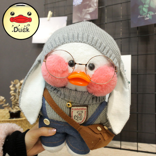 Качка Лалафанфан Оригінал Зайка Lalafanfan Качечка М'яка іграшка Cafe mimi duck Качка Лалафанфан Оригінал Зайка Lalafanfan Качечка М'яка іграшка Cafe mimi duck