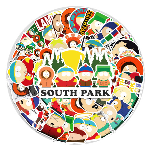 Набір стікерів Південний парк 50 шт (Частина 1) South Park Вінілові наклейки Набір стікерів Південний парк 50 шт (Частина 1) South Park Вінілові наклейки