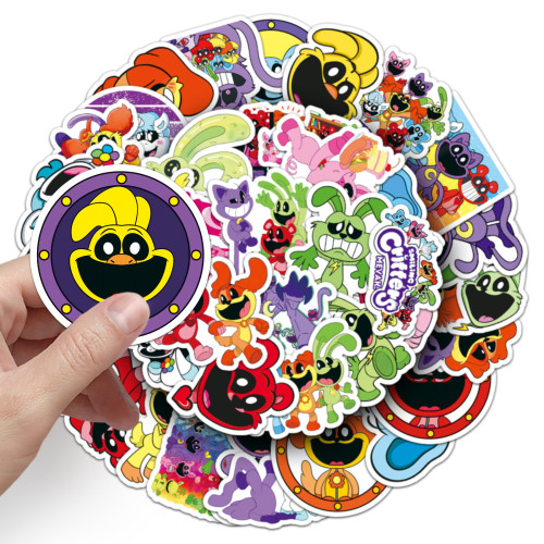 Наліпки Smiling Critters 50 шт - Набір стікерів Усміхнені звірята Стикербомбинг Наліпки Smiling Critters 50 шт - Набір стікерів Усміхнені звірята Стикербомбинг